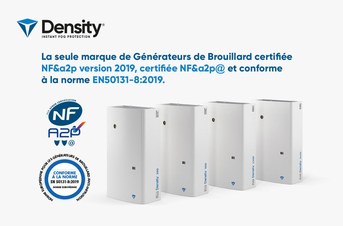 Density, Bandit, UR FOG : le générateur de brouillard, la solution ultime contre le cambriolage ?
