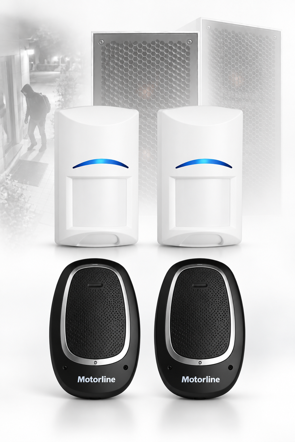 Kit détection filaire double technologie + commande radio pour BLAST C2