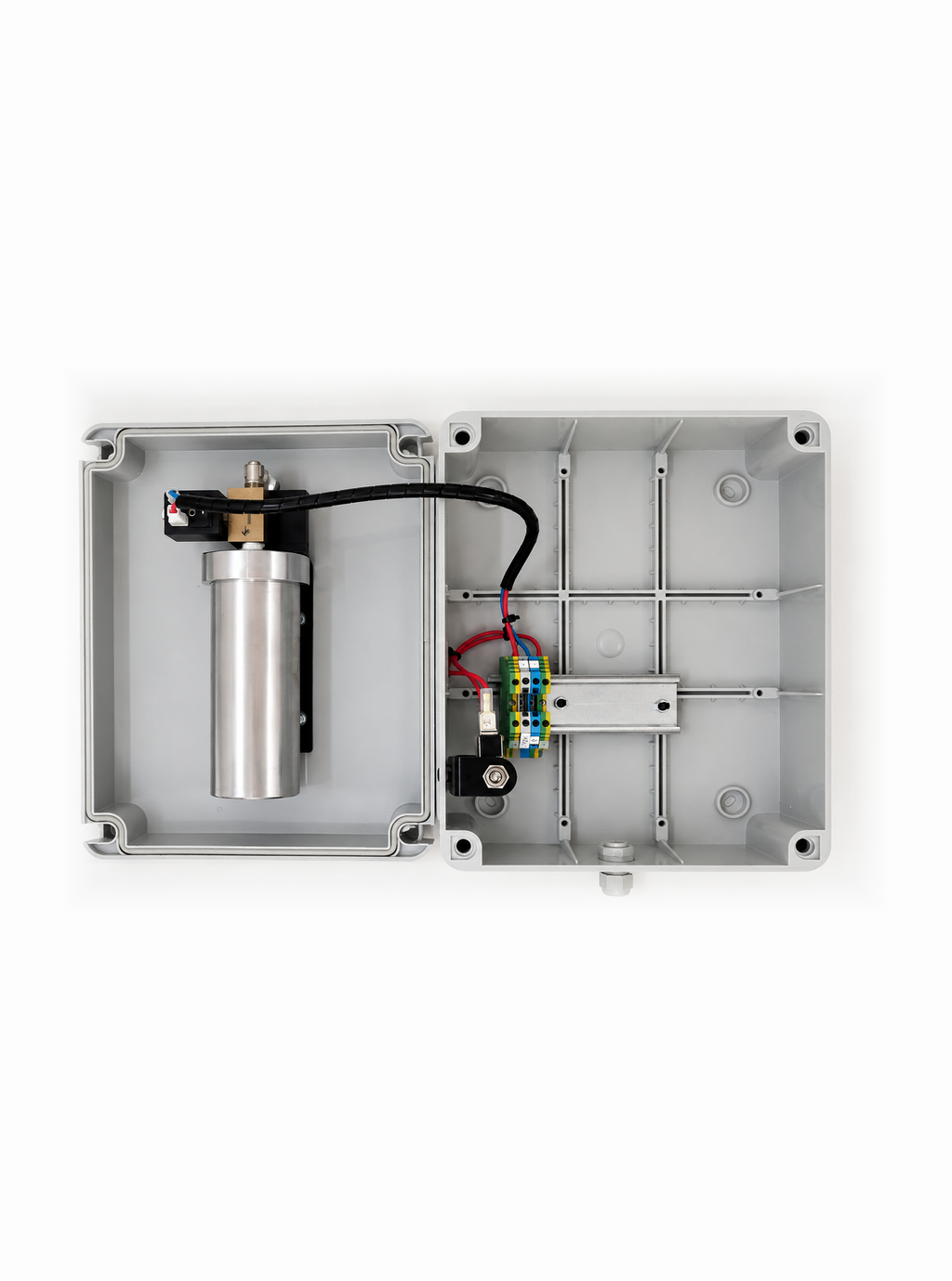 Diffuseur de gaz lacrymogène CS haute pression IGAZ 450 - 100 ml - 450 m³ en 25 secondes - compatible alarme & canons à son - contact sec