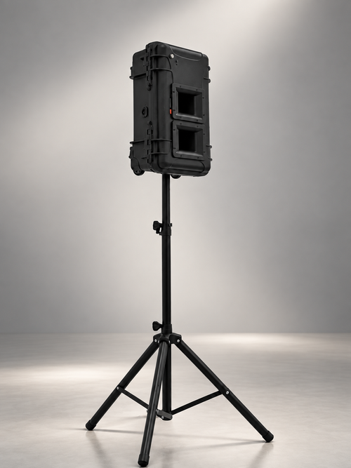 1 - Canon à son anti-intrusion 133 dB à 1 m nomade – Blast V2 communication alarme existante par relais radio - MIL-SPEC - jet de gaz lacrymogène en option