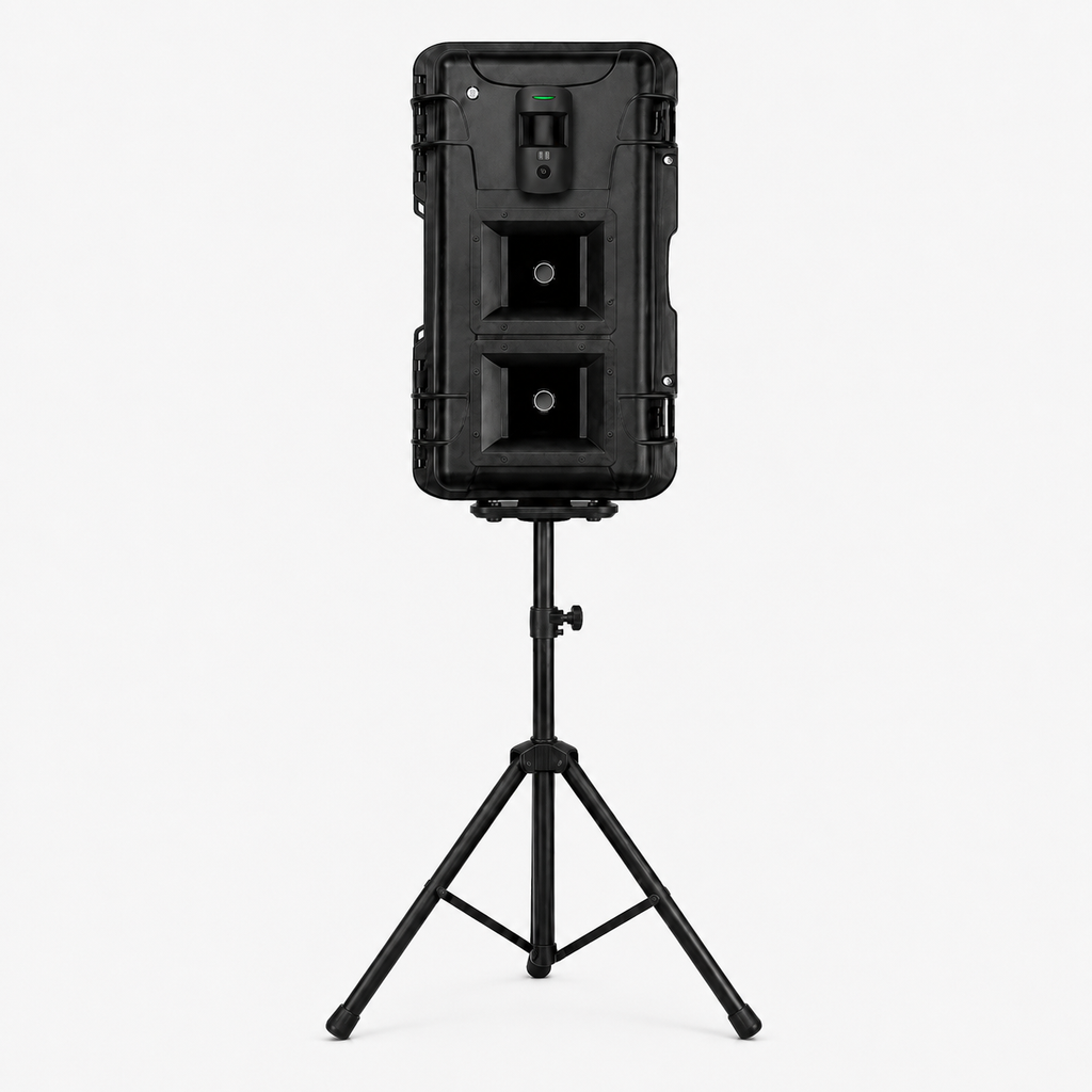 Alarme avec canon à son anti-intrusion 118 à 133 dB à 1 m AJAX ready – Blast V2 avec HUB BP ou AJAX FIBRA - jet de gaz lacrymogène en option