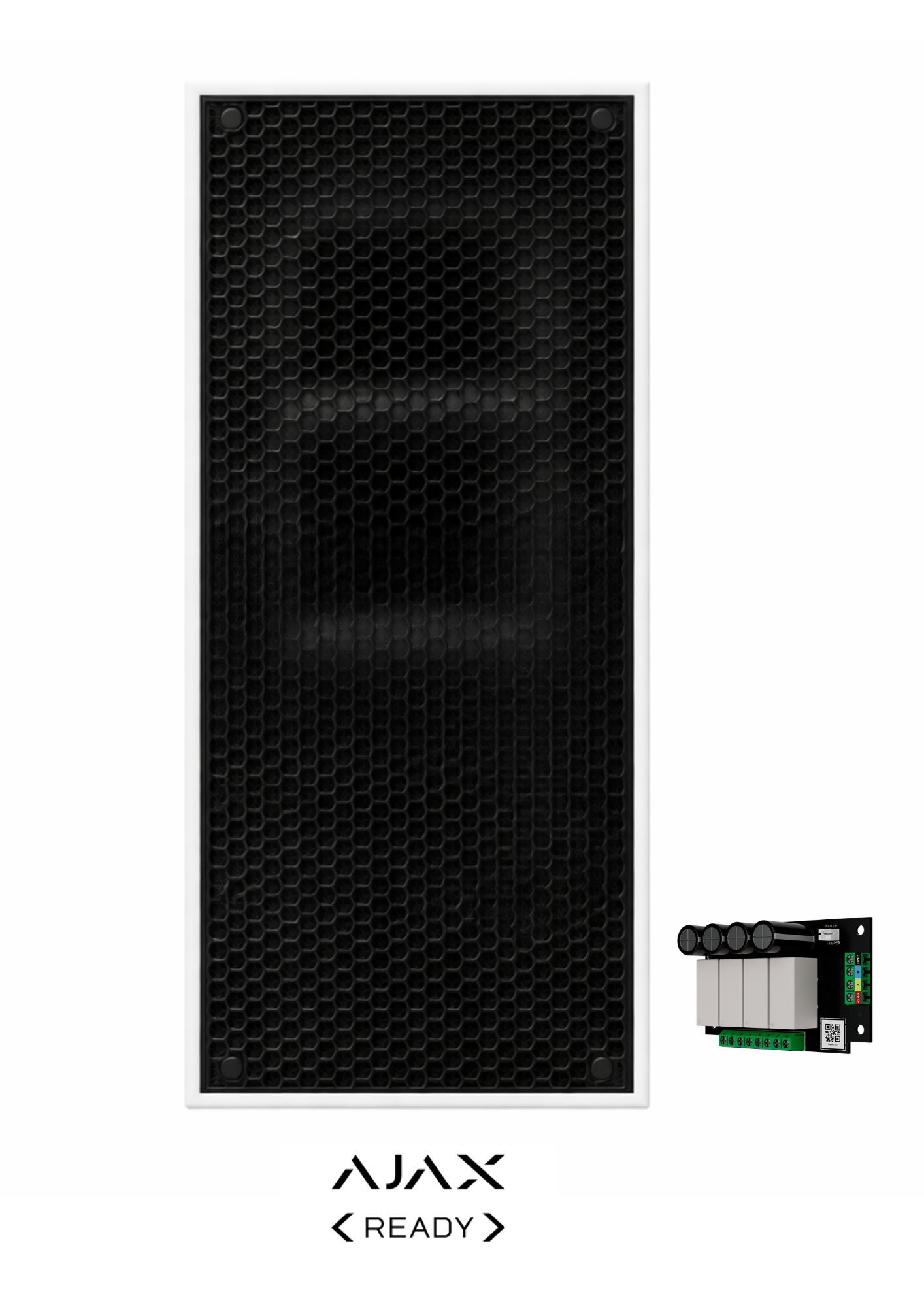 Canon à son anti-intrusion Qualiforce 133 Db à 1 m MAITRE modèle Blast fixe C2 full métal AJAX READY AJ Relay ou Multirelay Fibra