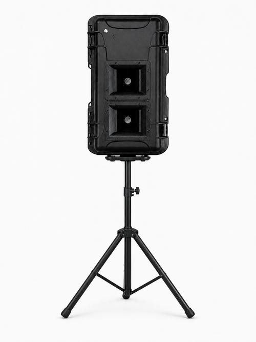 Canon à son anti-intrusion 118 à 133 dB à 1 m nomade – Blast V2 compatible alarme relais radio ou contact sec - jet de gaz lacrymogène en option
