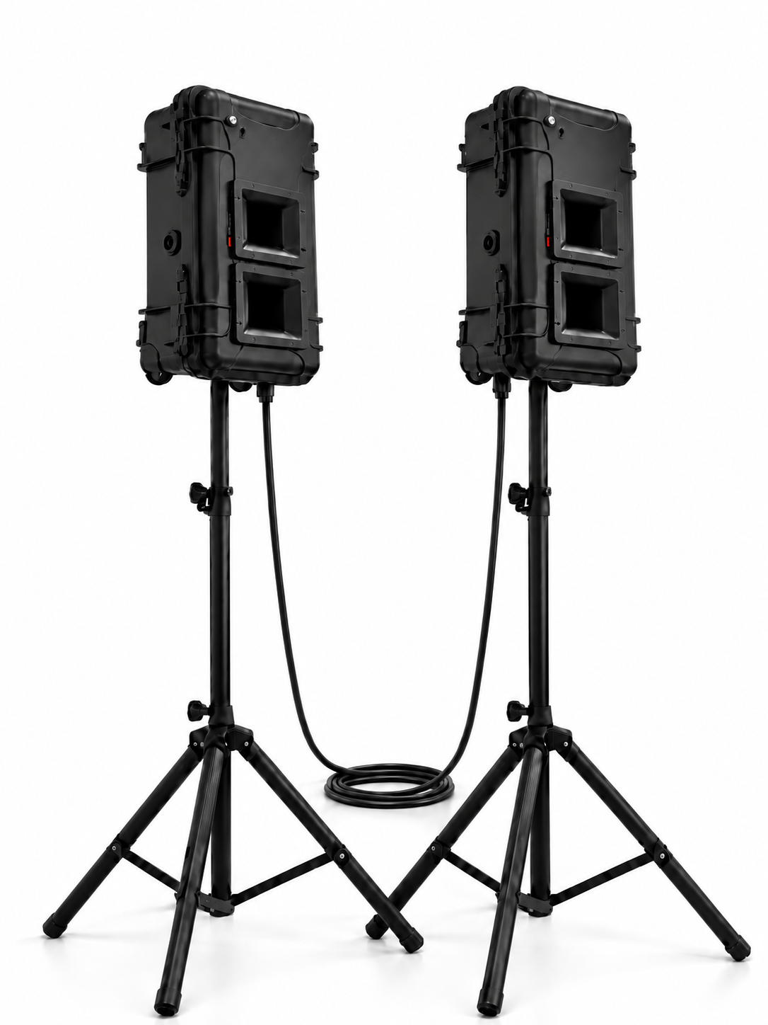 4 - Canon à son nomade valise d’extension sonore BLAST V2 ESCLAVE – 133 dB à 1 m – MIL-SPEC - jet de gaz lacrymogène en option