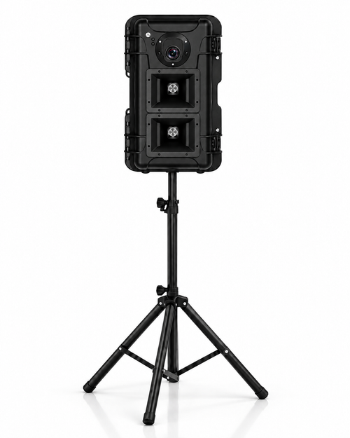 2 - Canon à son anti-intrusion 133 dB à 1 m nomade – Blast V2 avec caméra HIKVISION - MIL-SPEC - jet de gaz lacrymogène en option - disponible décembre 2026