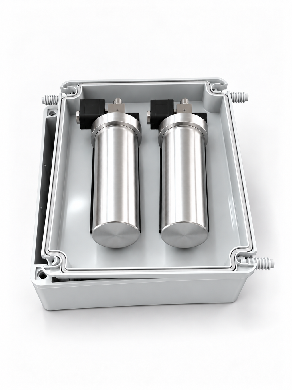 Diffuseur de gaz lacrymogène CS haute pression IGAZ 900 – 2 × 100 ml – 900 m³ en 25 secondes - compatible alarme & canons à son - contact sec