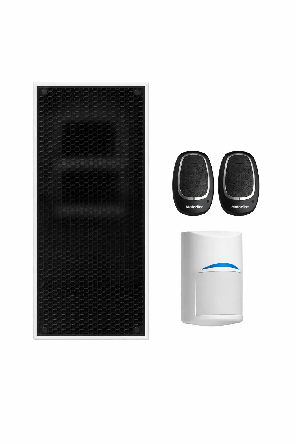 Kit option détection AUTONOME + protection anti-brouillage radio - détecteur de mouvement de confirmation filaire BOSCH tritech  15 m x 15 m  + récepteur deux télécommandes - intégré ou déporté des canons à son - prix unitaire HT Qualiforce - canon à son anti-intrusion