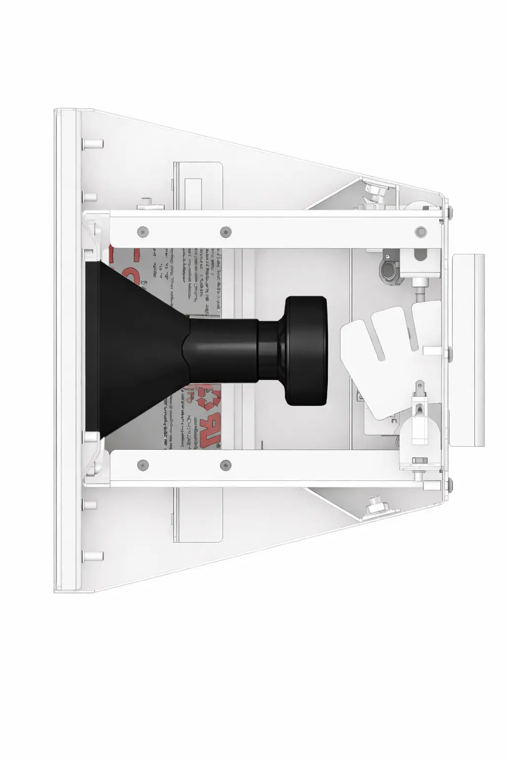Canon à son anti-intrusion Qualiforce 133 Db modèle Blast fixe C2 MAITRE full métal - compatible alarme contact sec, liaison BUS, relais radio - prêt à poser - mensualité LOA Blast - canon à son anti-intrusion